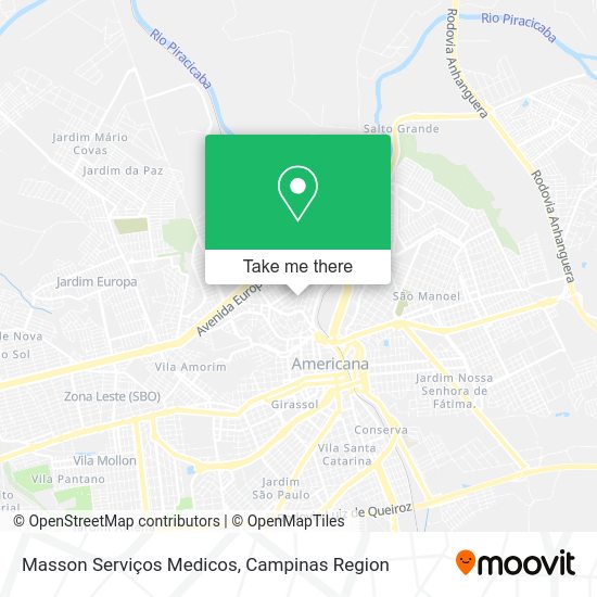 Masson Serviços Medicos map