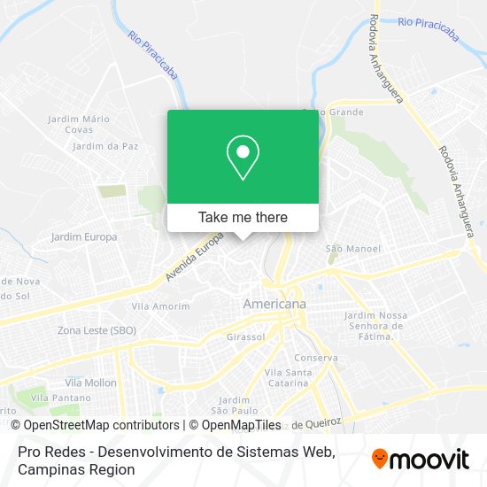 Pro Redes - Desenvolvimento de Sistemas Web map