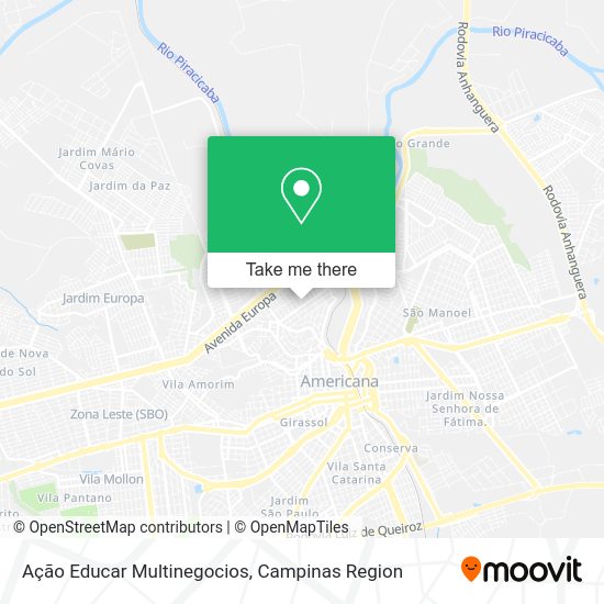 Ação Educar Multinegocios map