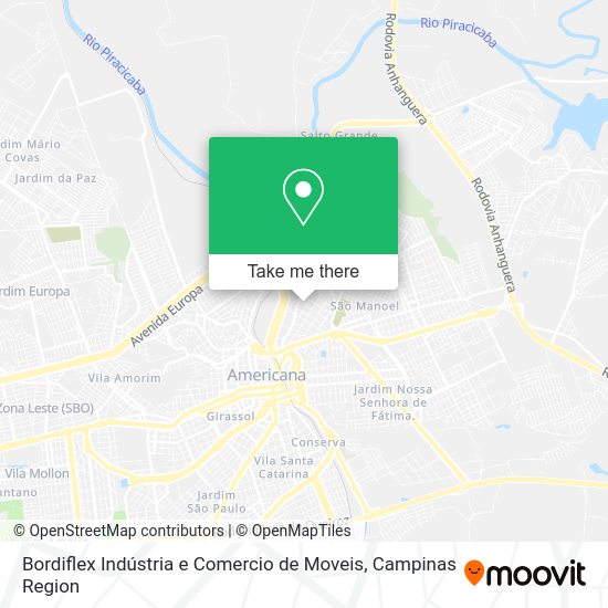 Bordiflex Indústria e Comercio de Moveis map