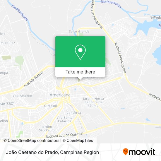 João Caetano do Prado map