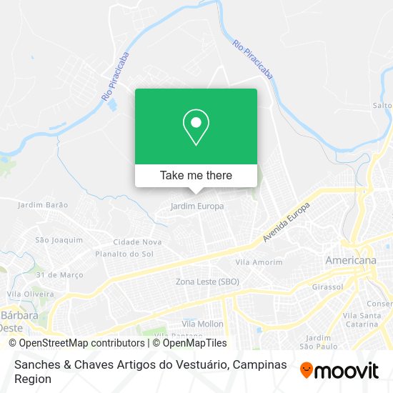 Sanches & Chaves Artigos do Vestuário map