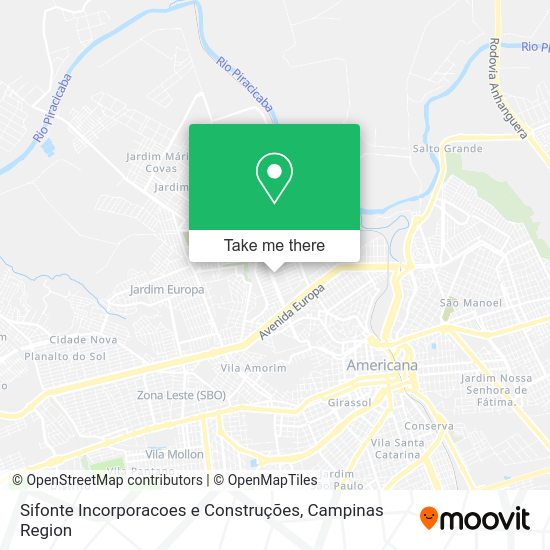 Sifonte Incorporacoes e Construções map