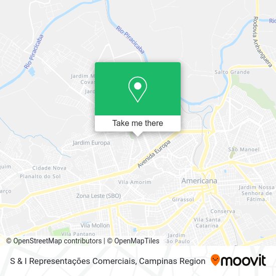 S & I Representações Comerciais map