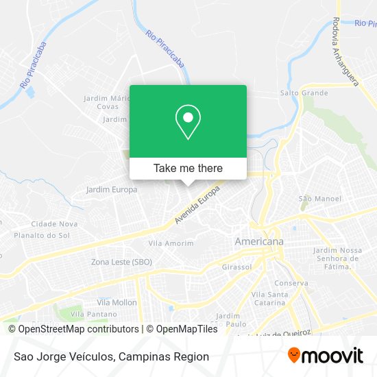 Sao Jorge Veículos map
