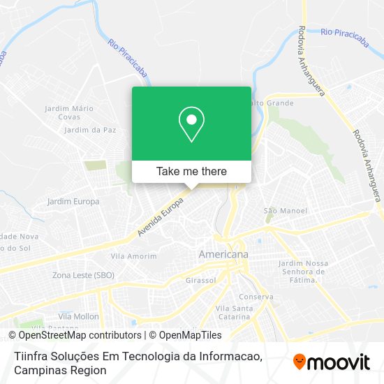 Tiinfra Soluções Em Tecnologia da Informacao map