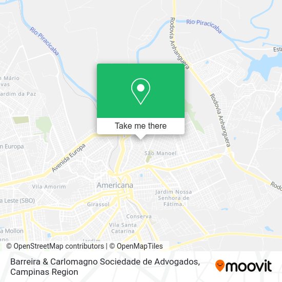 Barreira & Carlomagno Sociedade de Advogados map