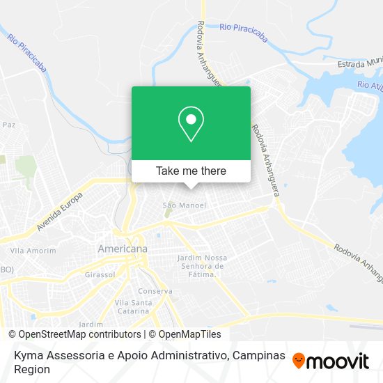 Kyma Assessoria e Apoio Administrativo map