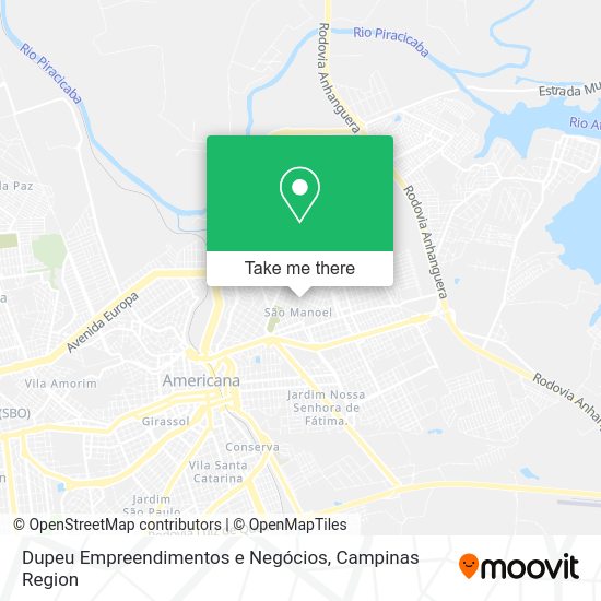 Dupeu Empreendimentos e Negócios map