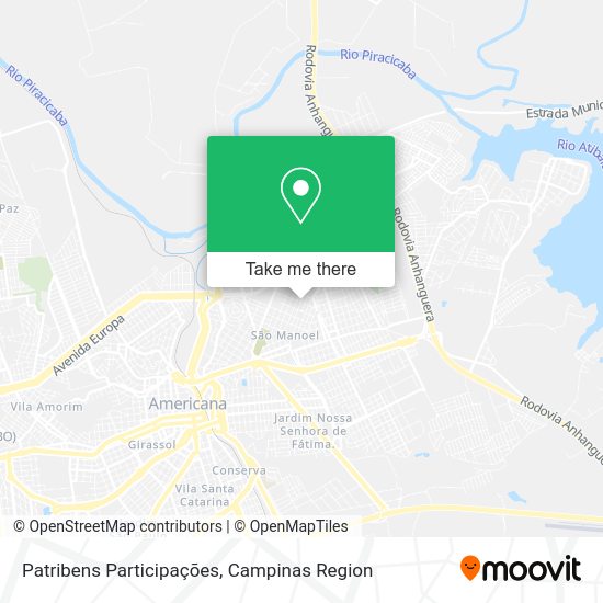 Patribens Participações map