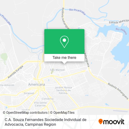 C.A. Souza Fernandes Sociedade Individual de Advocacia map
