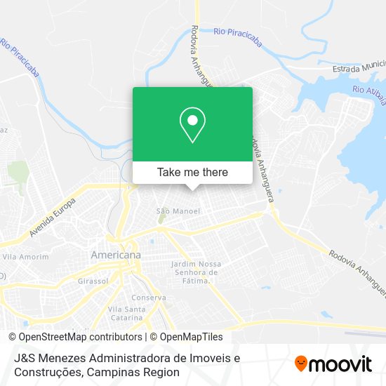 J&S Menezes Administradora de Imoveis e Construções map