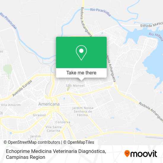 Echoprime Medicina Veterinaria Diagnóstica map
