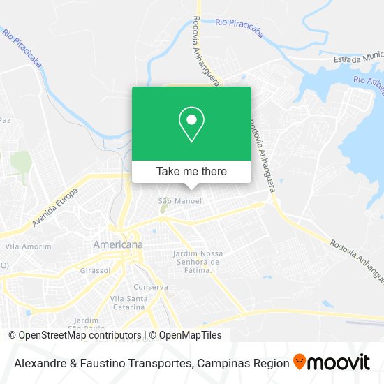 Alexandre & Faustino Transportes map