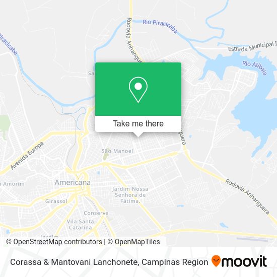 Corassa & Mantovani Lanchonete map