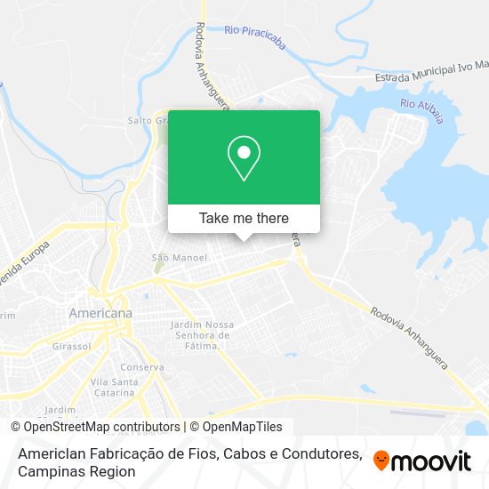 Americlan Fabricação de Fios, Cabos e Condutores map