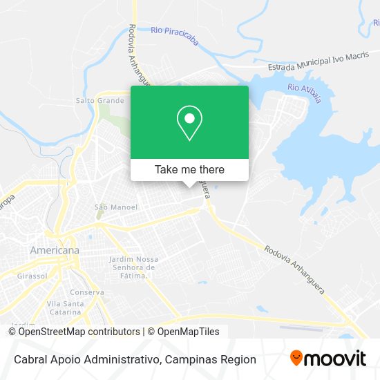 Cabral Apoio Administrativo map