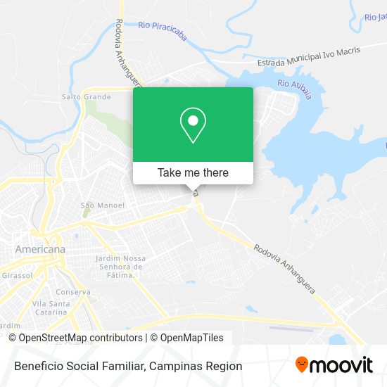 Beneficio Social Familiar map