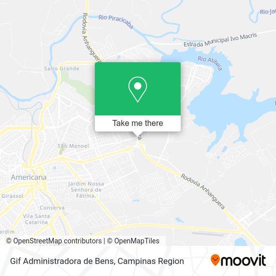 Gif Administradora de Bens map
