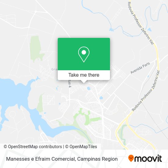 Manesses e Efraim Comercial map