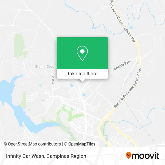 Infinity Car Wash map