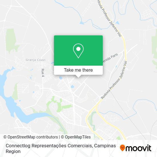 Connectlog Representações Comerciais map