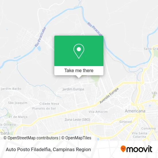 Auto Posto Filadelfia map