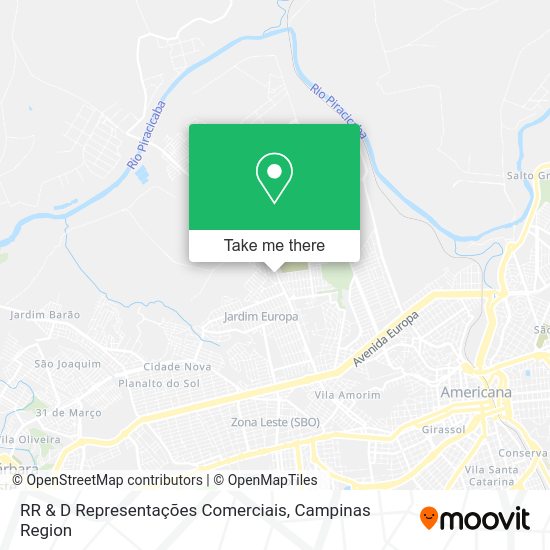 RR & D Representações Comerciais map