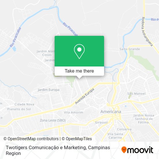 Twotigers Comunicação e Marketing map