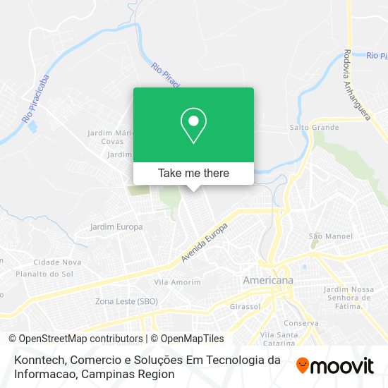 Konntech, Comercio e Soluções Em Tecnologia da Informacao map