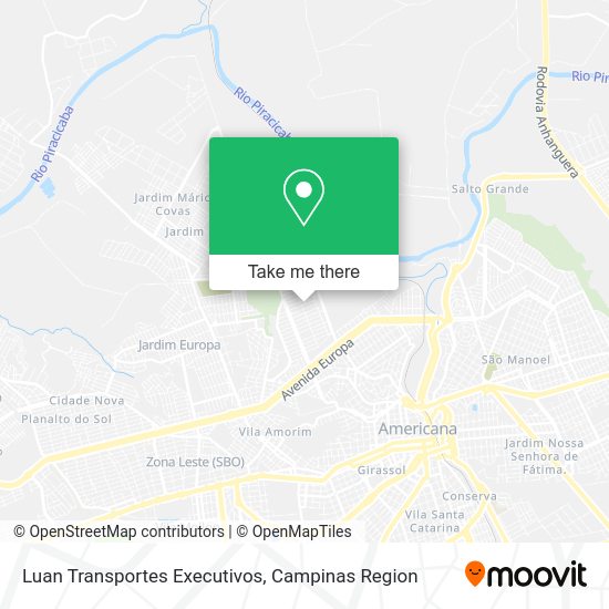 Luan Transportes Executivos map