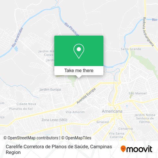 Carelife Corretora de Planos de Saúde map