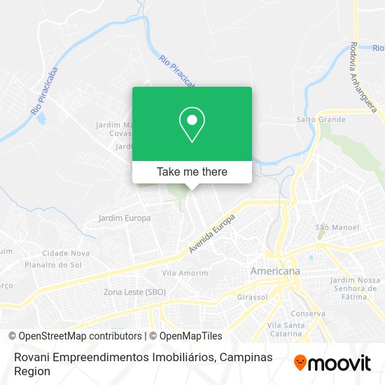 Rovani Empreendimentos Imobiliários map