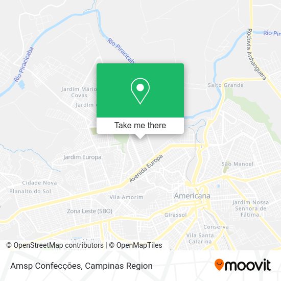 Amsp Confecções map