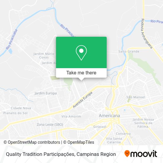 Quality Tradition Participações map