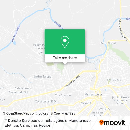 F Donato Servicos de Instalações e Manutencao Eletrica map