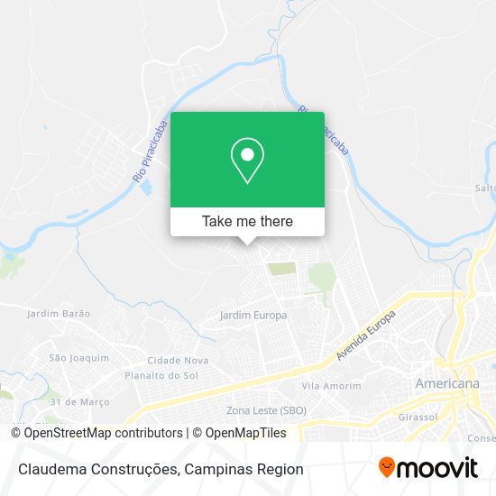 Claudema Construções map