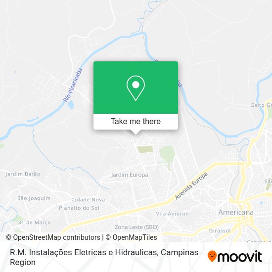 R.M. Instalações Eletricas e Hidraulicas map