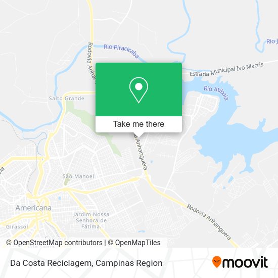 Da Costa Reciclagem map