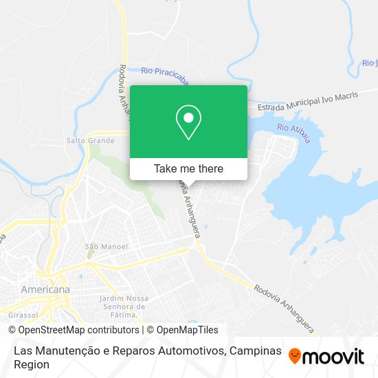 Las Manutenção e Reparos Automotivos map