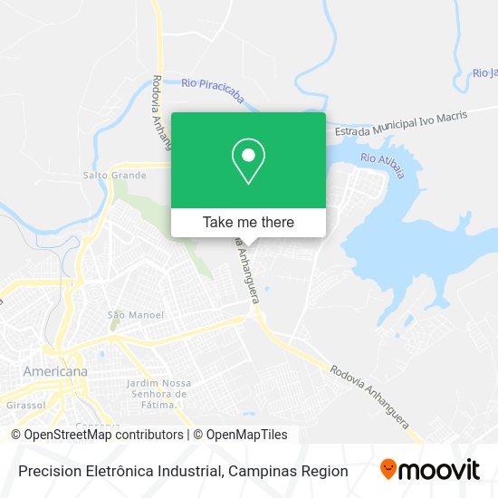 Precision Eletrônica Industrial map
