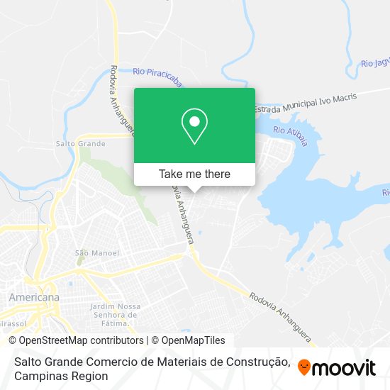 Salto Grande Comercio de Materiais de Construção map