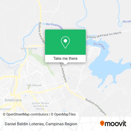 Daniel Baldin Loterias map