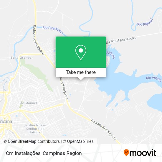 Cm Instalações map