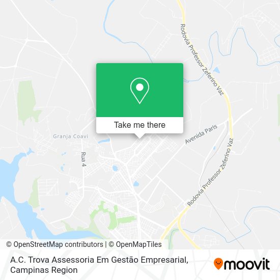 A.C. Trova Assessoria Em Gestão Empresarial map