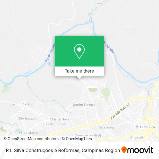 R L Silva Construções e Reformas map