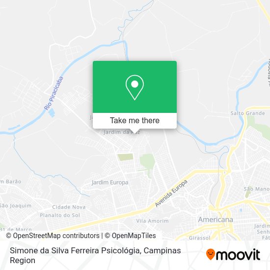 Simone da Silva Ferreira Psicológia map