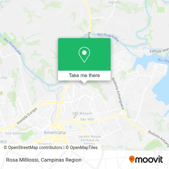 Rosa Milliossi map