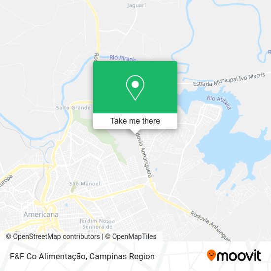 F&F Co Alimentação map