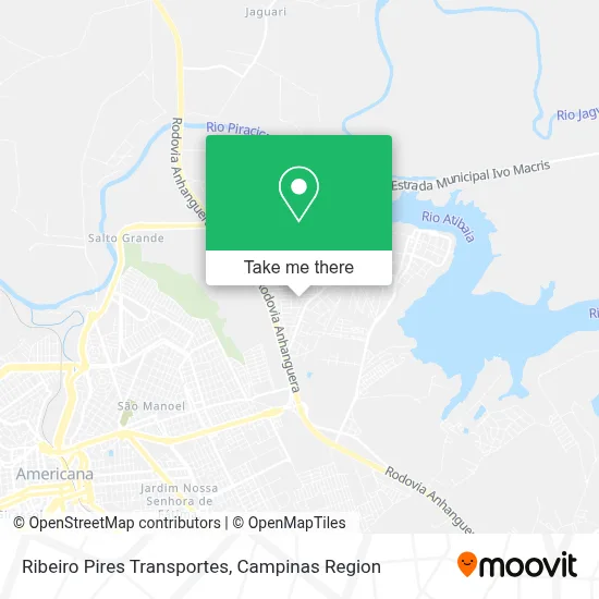 Ribeiro Pires Transportes map